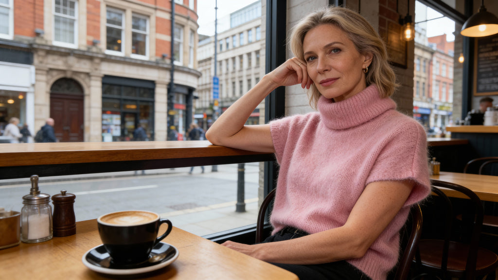 Regan Sweater, Baby Pink