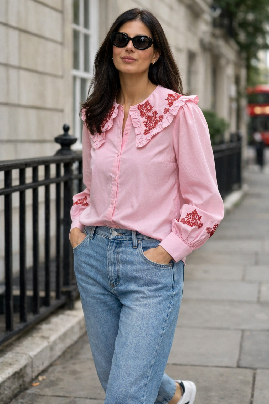Sali Blouse, Pink