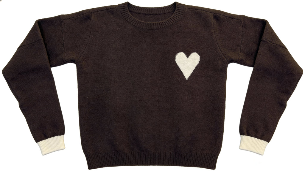 Skylar Jumper, Chocolate & Cream