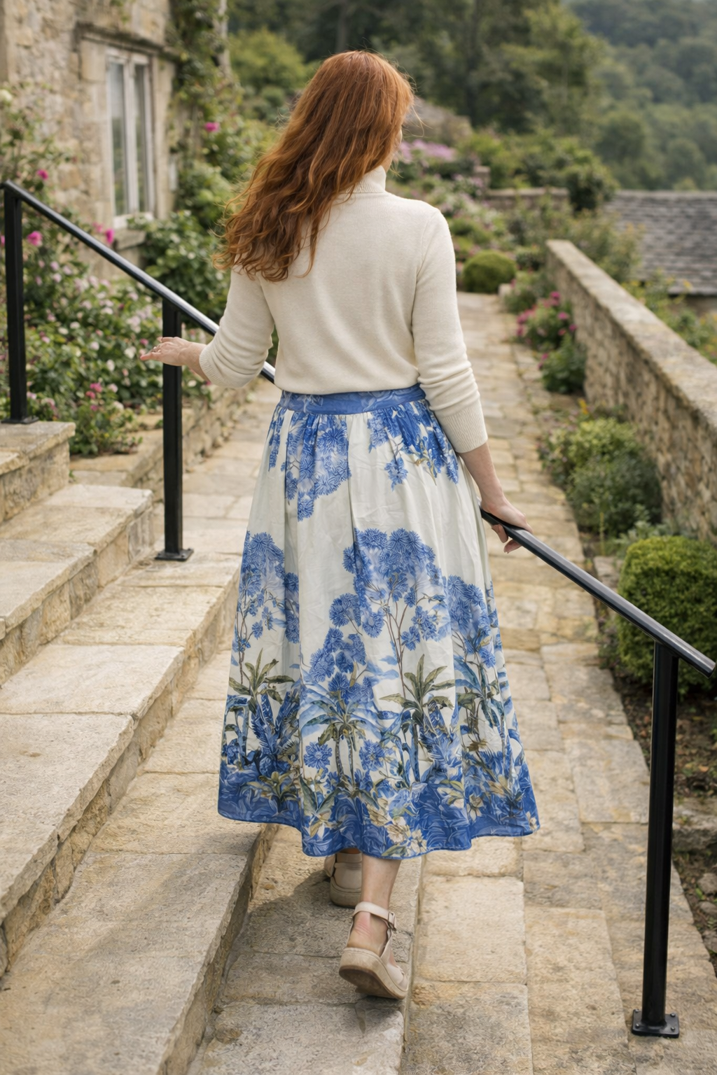Verona Skirt, Blu