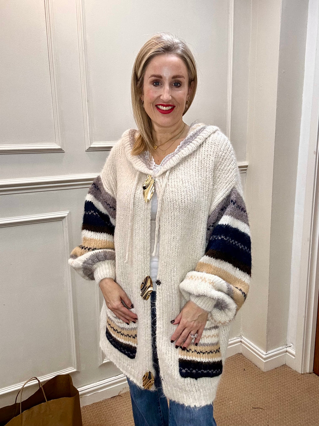 Vivienne Cardigan, Cream