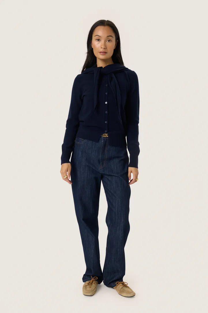 Molina Scarf Cardigan, Night Sky