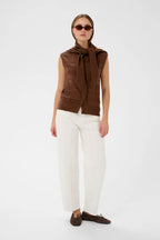 Spina Scarf Waistcoat, Cappucino