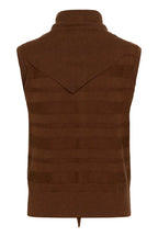 Spina Scarf Waistcoat, Cappucino
