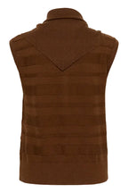 Spina Scarf Waistcoat, Cappucino