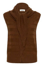 Spina Scarf Waistcoat, Cappucino