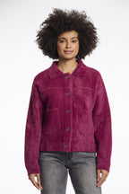Bubbly Boxy Jacket, Sugar Plum
