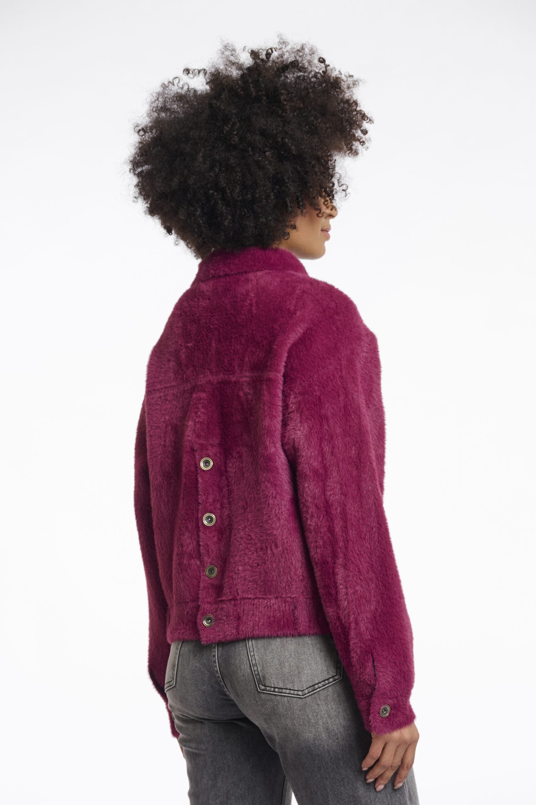 Bubbly Boxy Jacket, Sugar Plum