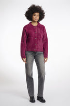Bubbly Boxy Jacket, Sugar Plum