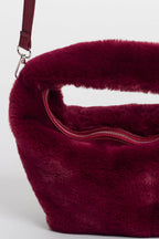 Cheryl Faux Fur Crossbody Bag, Sugar Plum