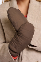 Daha Padded Mittens, Dark Toffee