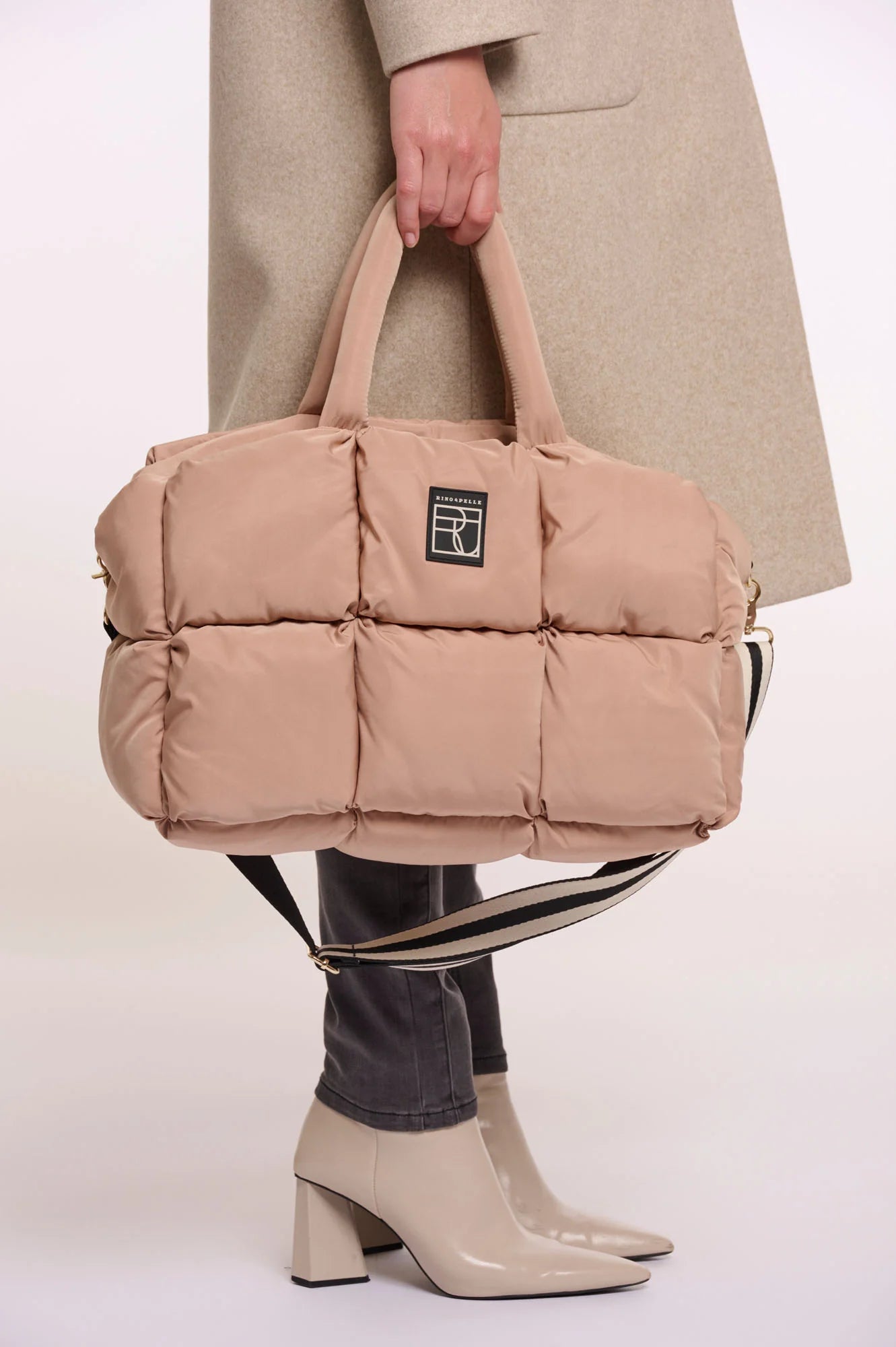 Fabienne Padded Bag, Light Beige