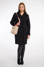 Hasina Faux Fur Handbag, Light Beige