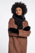 Oxo Fleecy Mittens, Black