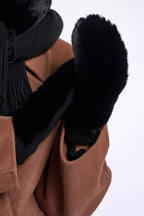 Oxo Fleecy Mittens, Black