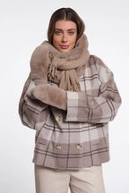 Oxo Fleecy Mittens, Mocha Latte