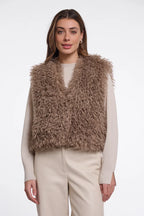Sensy Waistcoat, Mocha Latte