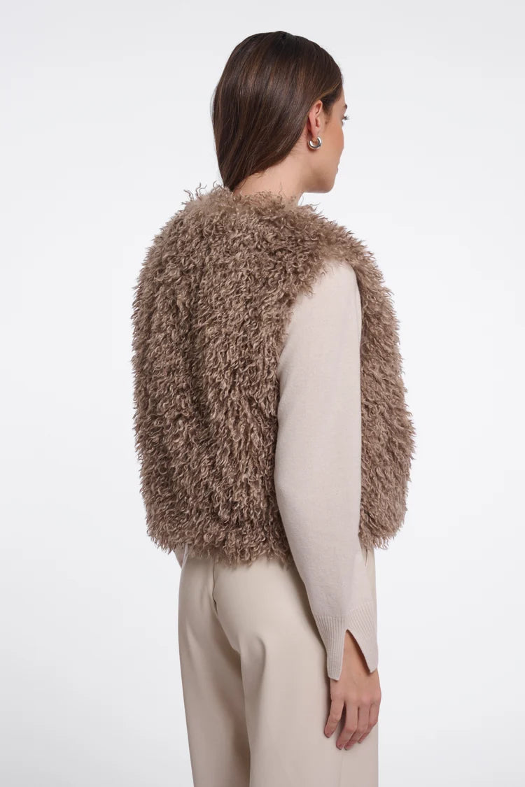 Sensy Waistcoat, Mocha Latte
