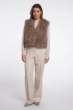 Sensy Waistcoat, Mocha Latte