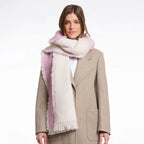 Vivi Two-Tone Scarf, Lilac Mix