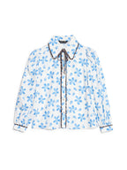 Siro Print Blouse, White