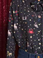 Tarot Reader Blouse, Black