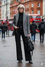 Sienna Button-Fronted Jean, Black