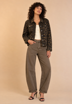 Zack Barrel Jean, Taupe