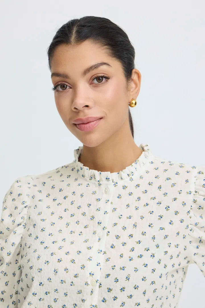Ffion Shirt, Blueberries