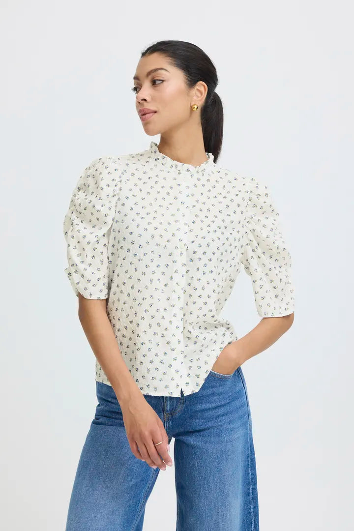 Ffion Shirt, Blueberries