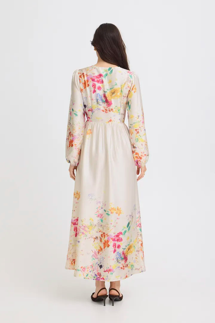 Florentine Long Dress, Multicoloured