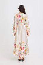 Florentine Long Dress, Multicoloured