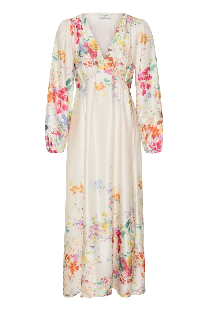 Florentine Long Dress, Multicoloured