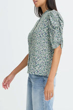 Gabria Shirt, Ditsy Floral