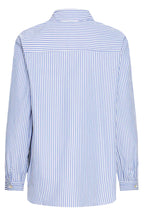 Hanio Tape Shirt, Della Robbia Blue Stripe
