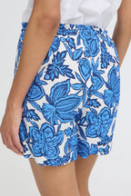Kaia Shorts, Nebulas Blue Flower
