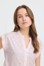 Isilas Shirt, Pink Stripe Peach