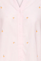 Isilas Shirt, Pink Stripe Peach