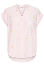 Isilas Shirt, Pink Stripe Peach