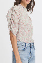 Itallon Short-Sleeved Shirt, Xenon Blue Mix