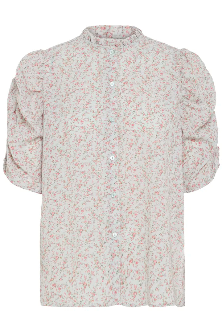 Itallon Short-Sleeved Shirt, Xenon Blue Mix