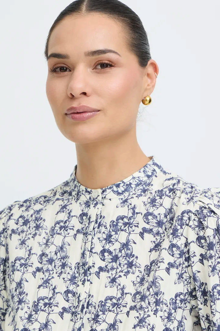 Jesse Shirt, Spring Flowers