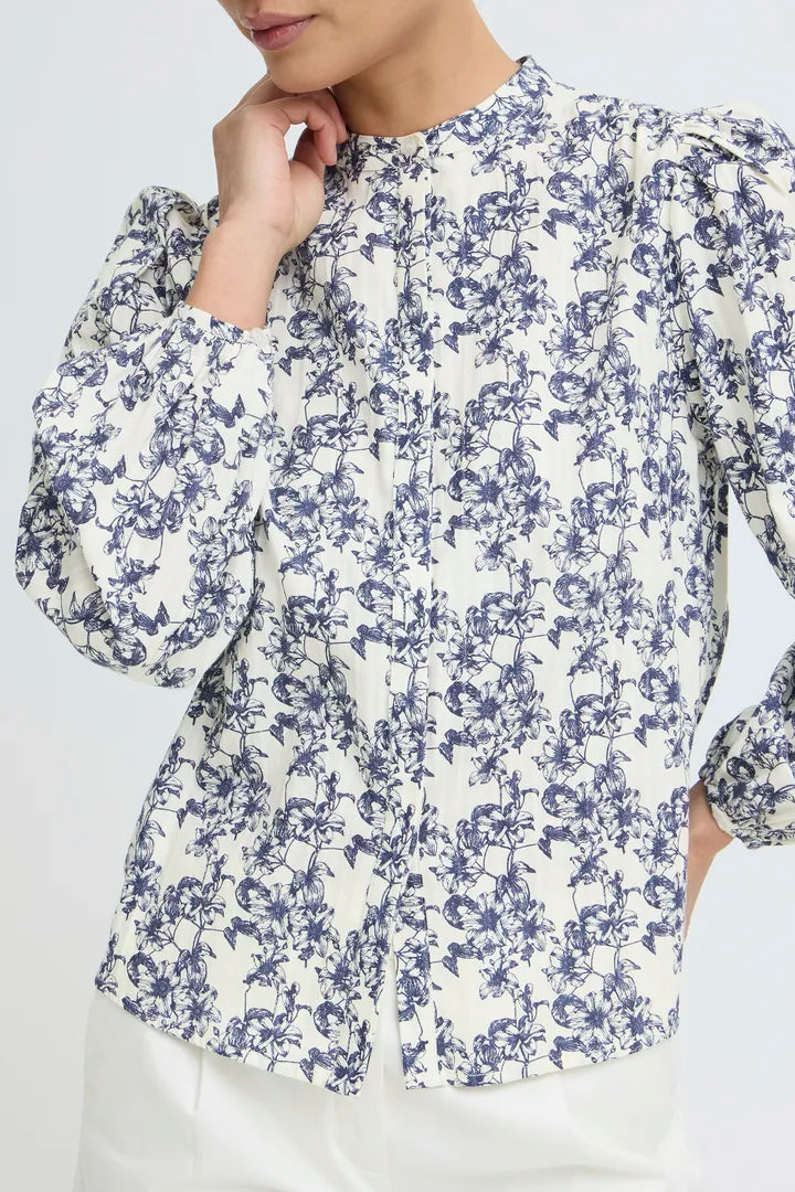 Jesse Shirt, Spring Flowers