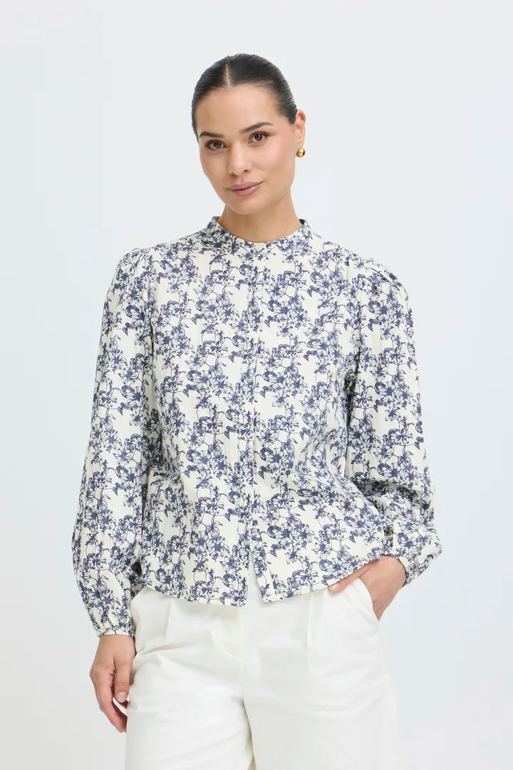 Jesse Shirt, Spring Flowers