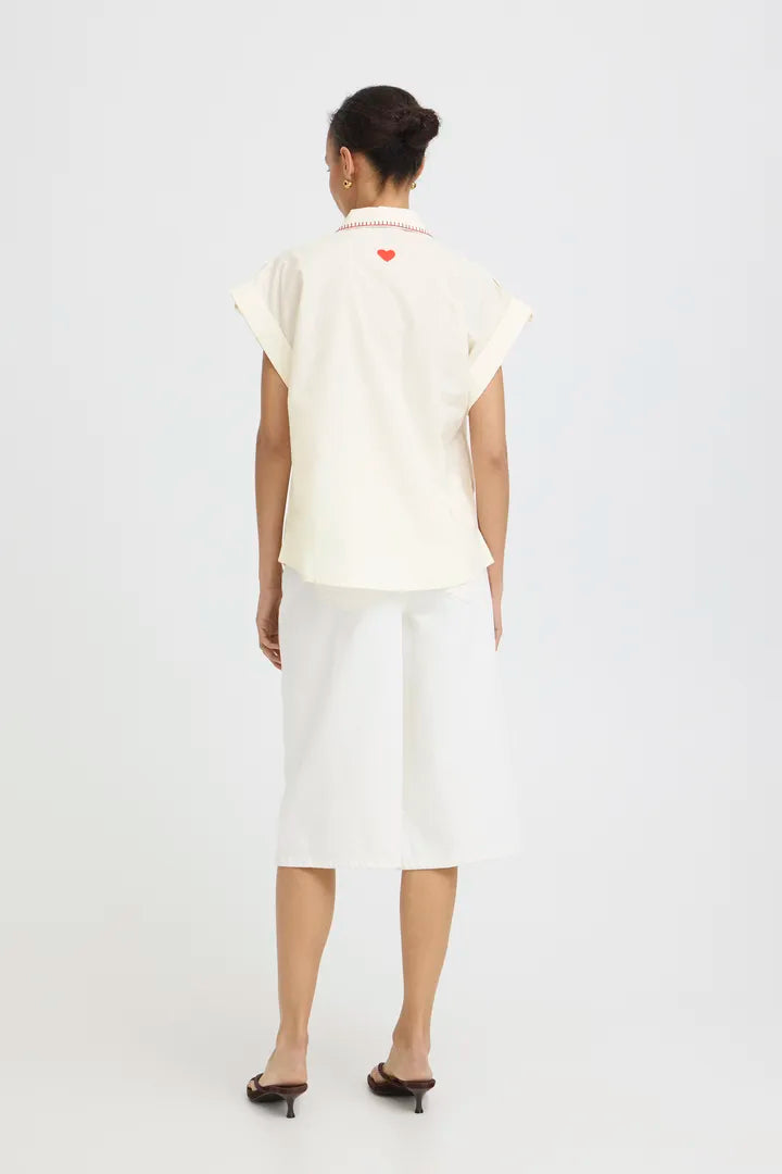 Jessel Embroidered Shirt, Birch