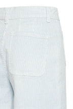 Kasion Wide Pocket Jeans, Light Blue Denim Stripe