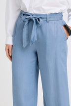 Kosmo Cropped Trouser, Light Blue Denim