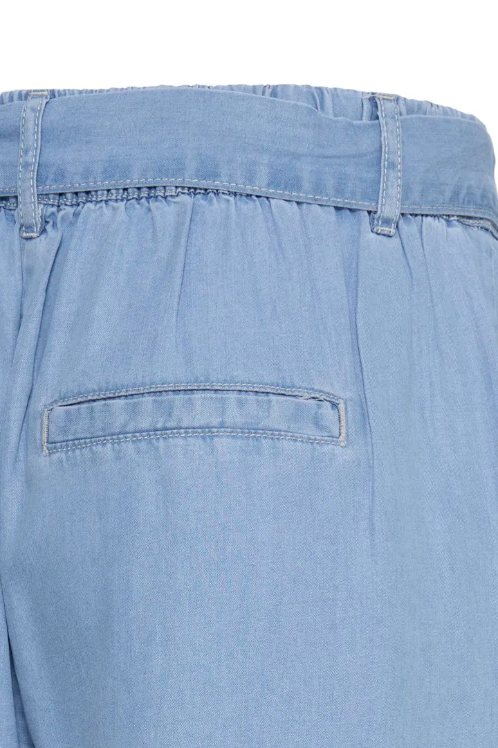 Kosmo Cropped Trouser, Light Blue Denim