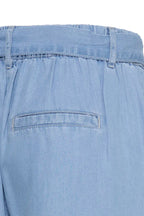 Kosmo Cropped Trouser, Light Blue Denim