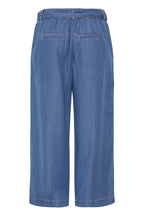 Kosmo Cropped Trouser, Medium Blue Denim